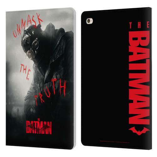 The Batman Posters Riddler Unmask The Truth Leather Book Wallet Case Cover For Apple iPad mini 4