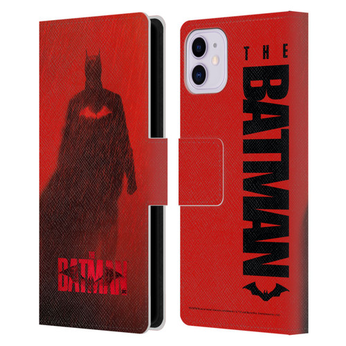 The Batman Posters Red Rain Leather Book Wallet Case Cover For Apple iPhone 11