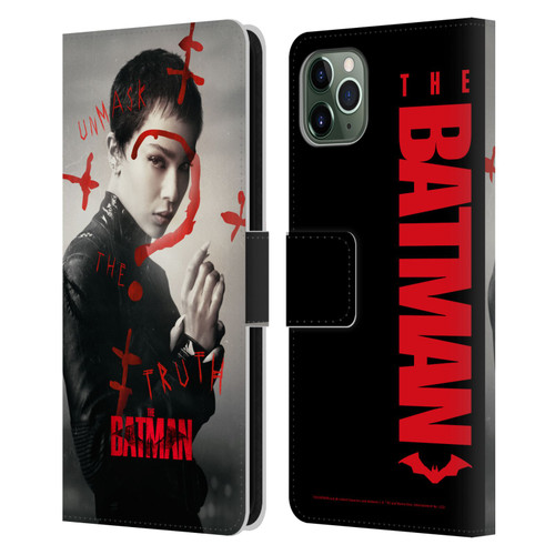 The Batman Posters Catwoman Unmask The Truth Leather Book Wallet Case Cover For Apple iPhone 11 Pro Max