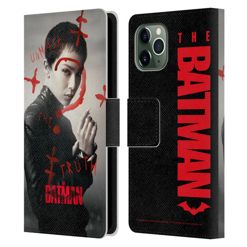 The Batman Posters Catwoman Unmask The Truth Leather Book Wallet Case Cover For Apple iPhone 11 Pro