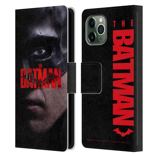 The Batman Posters Close Up Leather Book Wallet Case Cover For Apple iPhone 11 Pro