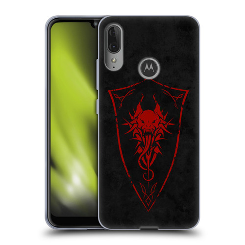 Christos Karapanos Shield Demon Soft Gel Case for Motorola Moto E6 Plus