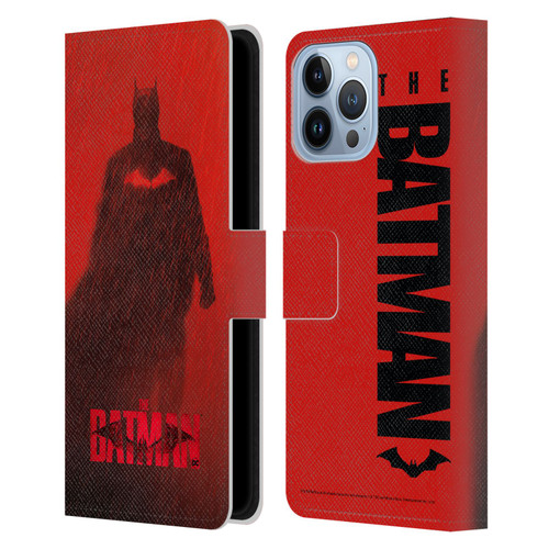 The Batman Posters Red Rain Leather Book Wallet Case Cover For Apple iPhone 13 Pro Max