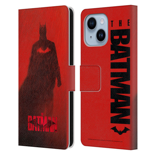 The Batman Posters Red Rain Leather Book Wallet Case Cover For Apple iPhone 14 Plus
