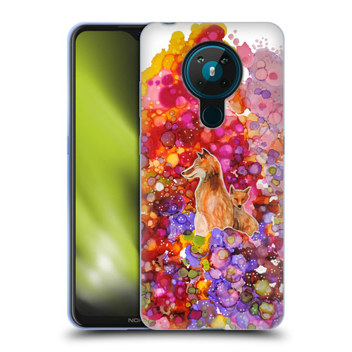 Sylvie Demers Nature Mother Fox Soft Gel Case for Nokia 5.3