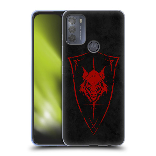 Christos Karapanos Shield Wild Boar Soft Gel Case for Motorola Moto G50