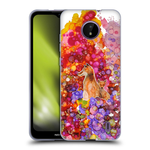 Sylvie Demers Nature Mother Fox Soft Gel Case for Nokia C10 / C20