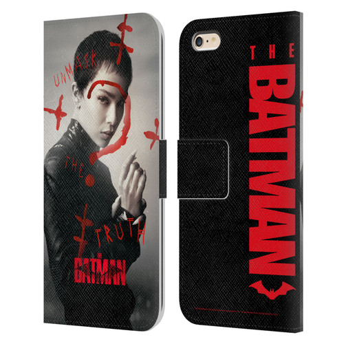 The Batman Posters Catwoman Unmask The Truth Leather Book Wallet Case Cover For Apple iPhone 6 Plus / iPhone 6s Plus