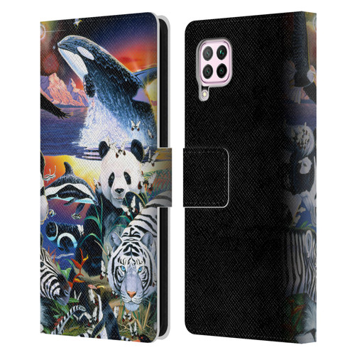 Graeme Stevenson Assorted Designs Animals Leather Book Wallet Case Cover For Huawei Nova 6 SE / P40 Lite