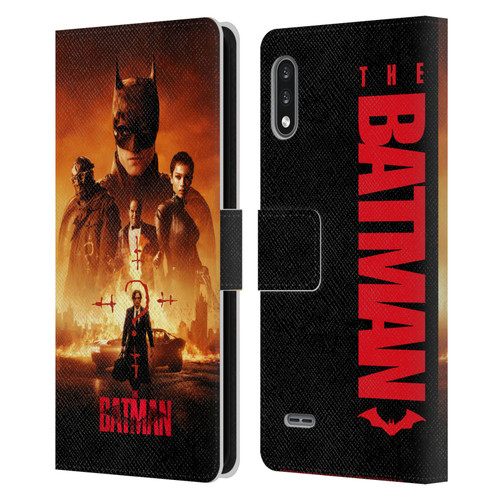 The Batman Posters Group Leather Book Wallet Case Cover For LG K22