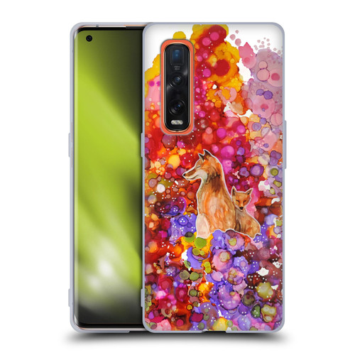 Sylvie Demers Nature Mother Fox Soft Gel Case for OPPO Find X2 Pro 5G