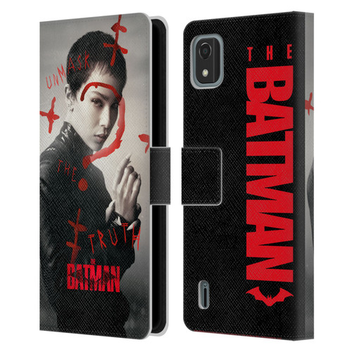 The Batman Posters Catwoman Unmask The Truth Leather Book Wallet Case Cover For Nokia C2 2nd Edition