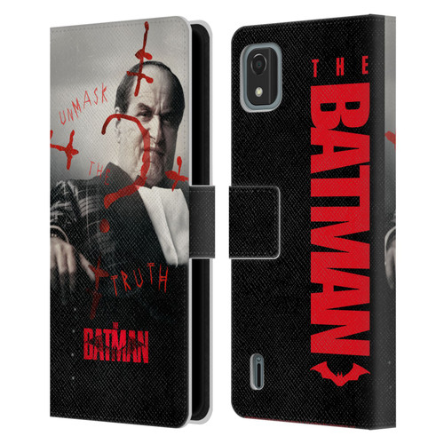 The Batman Posters Penguin Unmask The Truth Leather Book Wallet Case Cover For Nokia C2 2nd Edition