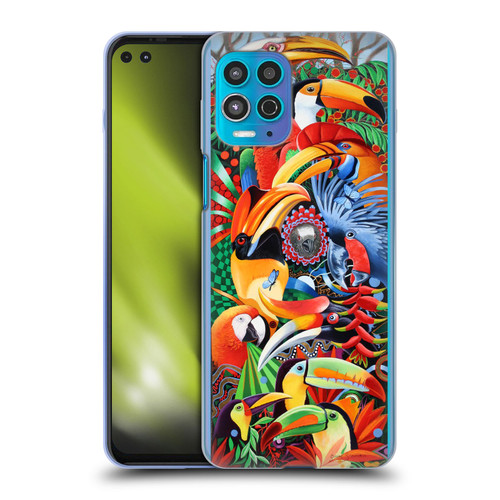 Graeme Stevenson Assorted Designs Birds 2 Soft Gel Case for Motorola Moto G100