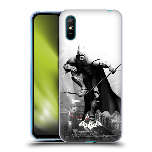 Batman Arkham City Key Art Comic Book Cover Soft Gel Case for Xiaomi Redmi 9A / Redmi 9AT