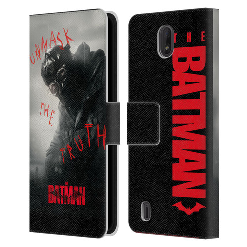 The Batman Posters Riddler Unmask The Truth Leather Book Wallet Case Cover For Nokia C01 Plus/C1 2nd Edition