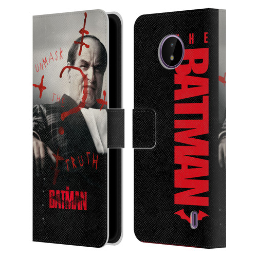 The Batman Posters Penguin Unmask The Truth Leather Book Wallet Case Cover For Nokia C10 / C20