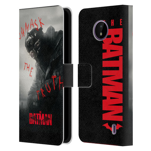 The Batman Posters Riddler Unmask The Truth Leather Book Wallet Case Cover For Nokia C10 / C20