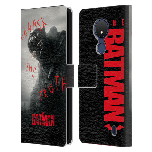 The Batman Posters Riddler Unmask The Truth Leather Book Wallet Case Cover For Nokia C21