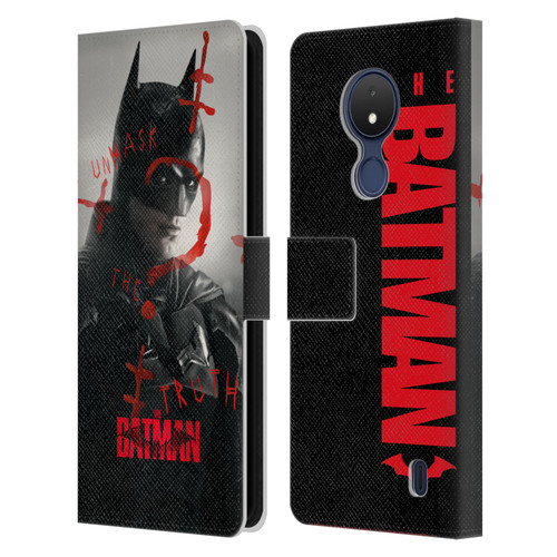 The Batman Posters Unmask The Truth Leather Book Wallet Case Cover For Nokia C21