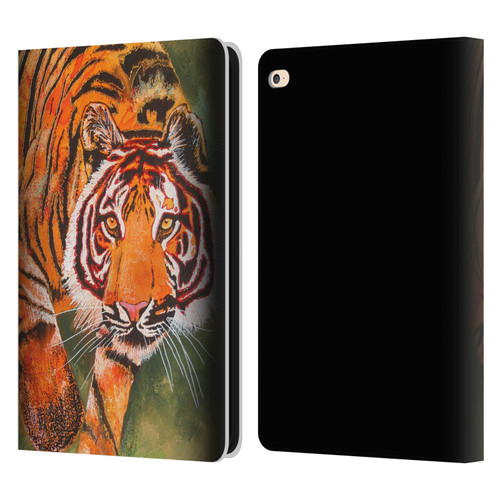 Graeme Stevenson Assorted Designs Tiger 1 Leather Book Wallet Case Cover For Apple iPad Air 2 (2014)