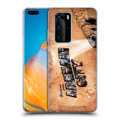 Batman Arkham City Graphics Postcard Soft Gel Case for Huawei P40 Pro / P40 Pro Plus 5G