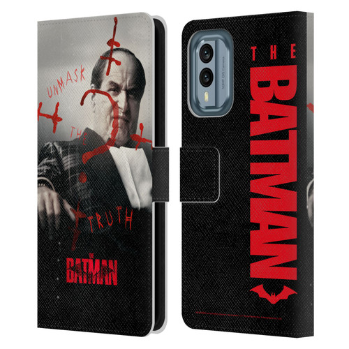 The Batman Posters Penguin Unmask The Truth Leather Book Wallet Case Cover For Nokia X30