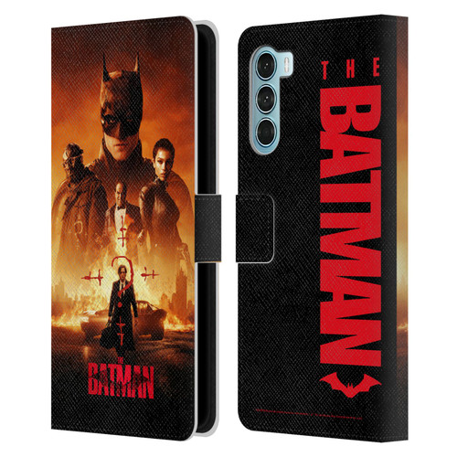 The Batman Posters Group Leather Book Wallet Case Cover For Motorola Edge S30 / Moto G200 5G