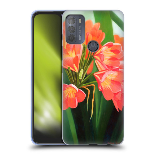 Graeme Stevenson Assorted Designs Flowers 2 Soft Gel Case for Motorola Moto G50