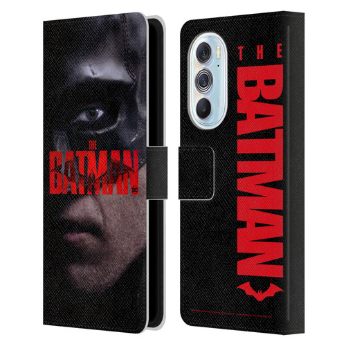 The Batman Posters Close Up Leather Book Wallet Case Cover For Motorola Edge X30