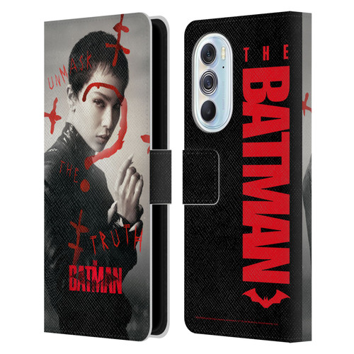 The Batman Posters Catwoman Unmask The Truth Leather Book Wallet Case Cover For Motorola Edge X30