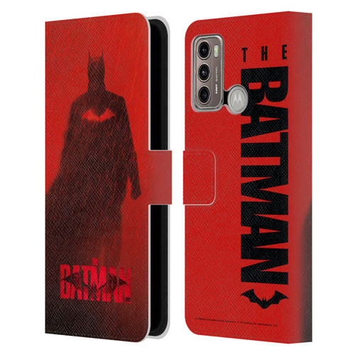 The Batman Posters Red Rain Leather Book Wallet Case Cover For Motorola Moto G60 / Moto G40 Fusion