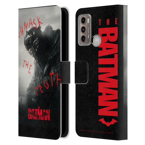 The Batman Posters Riddler Unmask The Truth Leather Book Wallet Case Cover For Motorola Moto G60 / Moto G40 Fusion