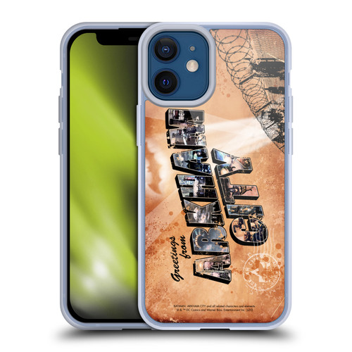 Batman Arkham City Graphics Postcard Soft Gel Case for Apple iPhone 12 Mini & MagSafe