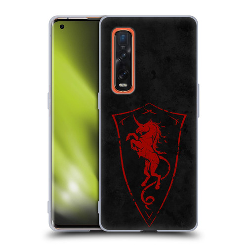 Christos Karapanos Shield Unicorn Soft Gel Case for OPPO Find X2 Pro 5G