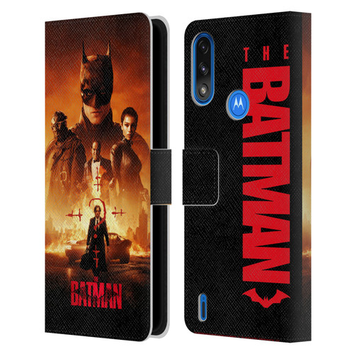 The Batman Posters Group Leather Book Wallet Case Cover For Motorola Moto E7 Power / Moto E7i Power