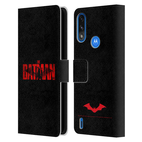 The Batman Posters Logo Leather Book Wallet Case Cover For Motorola Moto E7 Power / Moto E7i Power