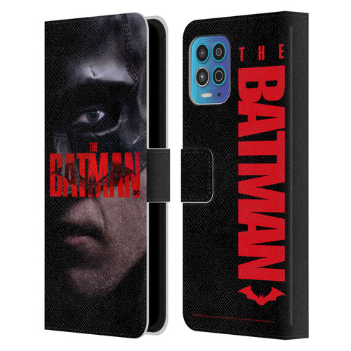 The Batman Posters Close Up Leather Book Wallet Case Cover For Motorola Moto G100