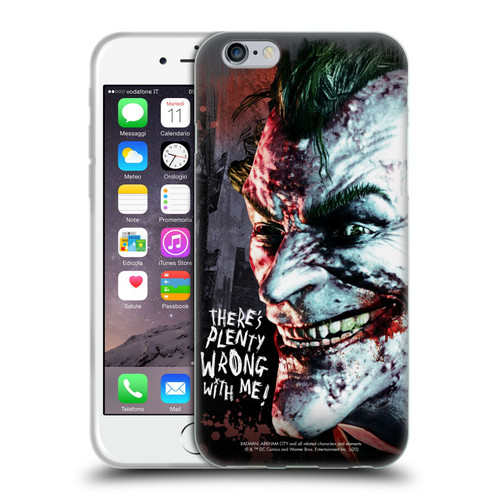 Batman Arkham City Graphics Joker Wrong With Me Soft Gel Case for Apple iPhone 6 / iPhone 6s