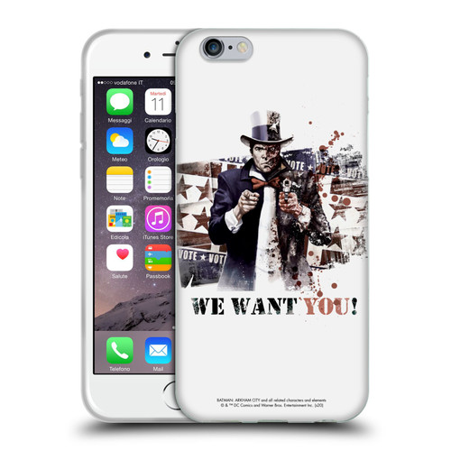 Batman Arkham City Graphics Two-Face We Want You Soft Gel Case for Apple iPhone 6 / iPhone 6s