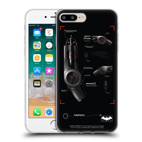 Batman Arkham City Graphics Grappling Gun Soft Gel Case for Apple iPhone 7 Plus / iPhone 8 Plus