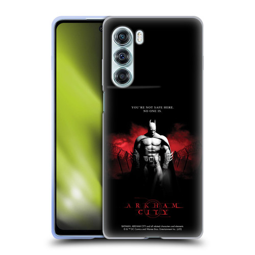Batman Arkham City Graphics Batman Not Safe Here Soft Gel Case for Motorola Edge S30 / Moto G200 5G