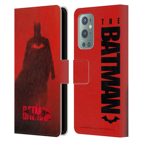 The Batman Posters Red Rain Leather Book Wallet Case Cover For OnePlus 9