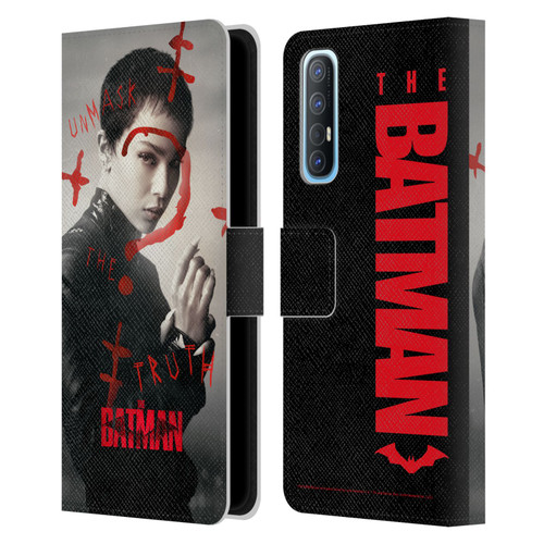 The Batman Posters Catwoman Unmask The Truth Leather Book Wallet Case Cover For OPPO Find X2 Neo 5G