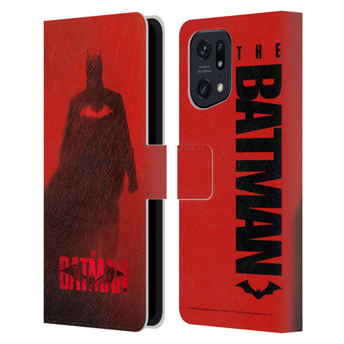 The Batman Posters Red Rain Leather Book Wallet Case Cover For OPPO Find X5