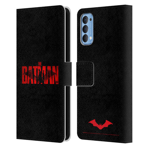 The Batman Posters Logo Leather Book Wallet Case Cover For OPPO Reno 4 5G
