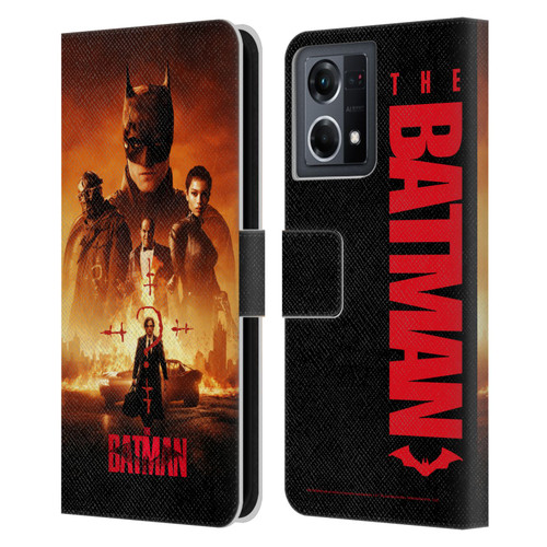 The Batman Posters Group Leather Book Wallet Case Cover For OPPO Reno8 4G
