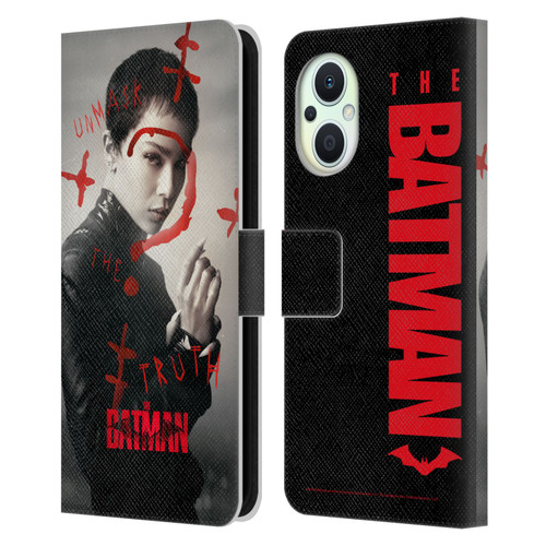 The Batman Posters Catwoman Unmask The Truth Leather Book Wallet Case Cover For OPPO Reno8 Lite
