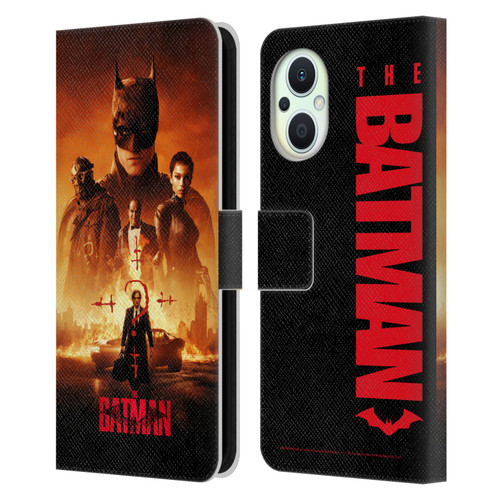 The Batman Posters Group Leather Book Wallet Case Cover For OPPO Reno8 Lite