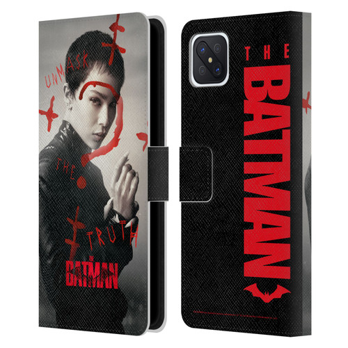 The Batman Posters Catwoman Unmask The Truth Leather Book Wallet Case Cover For OPPO Reno4 Z 5G